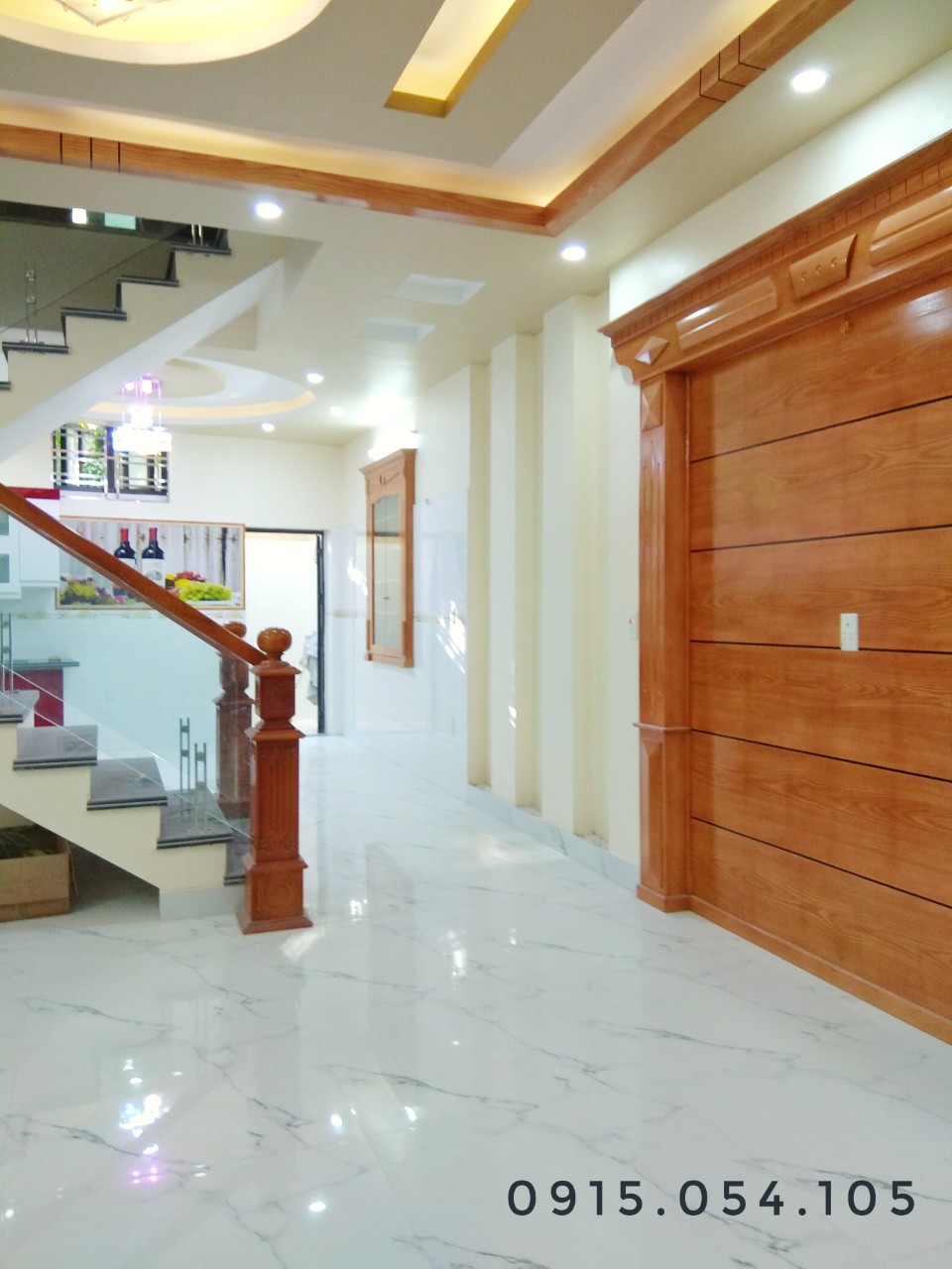 Hình ảnh Bán nhà mới xây ở Trần Nguyên Hãn, sân cổng, oto đỗ cổng, 60m2x 4 tầng